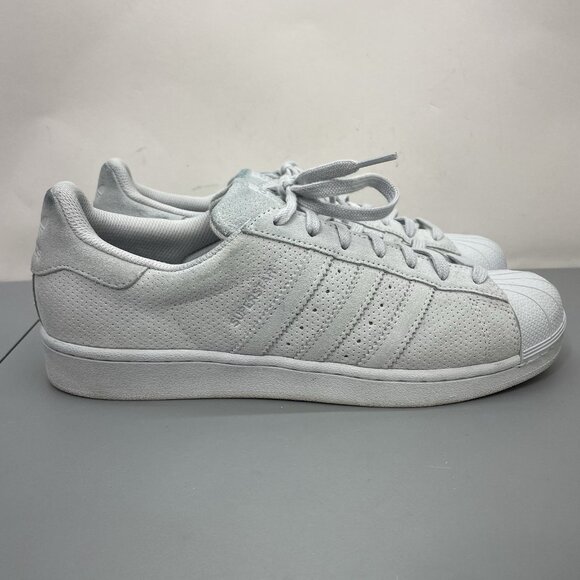 Adidas Superstar RT Sneakers Shoes Athletic Casual Halo Blue Suede Mens 10 - Picture 2 of 14